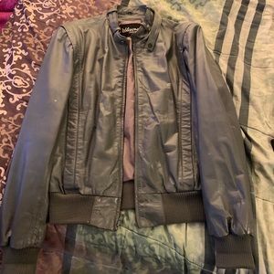 Vintage Wilson’s Leather Jacket Grey 42